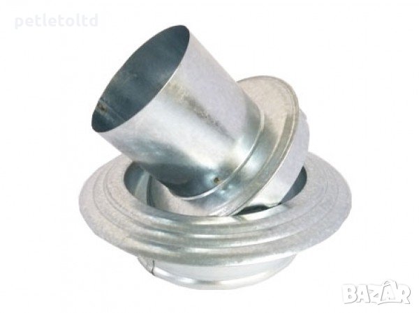 Розетка преход от Ф80 към Ф130 от дебела поцинкована ламарина