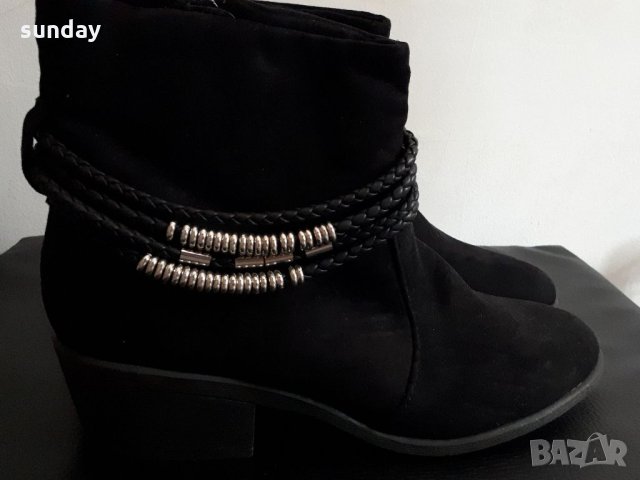 РАЗПРОДАЖБА Уникални, нови велурени обувки, 36размер