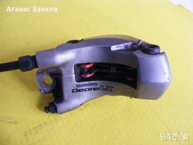 Лява хидравлична дискова спирачка Shimano BL-M585 Deore LX, снимка 2 - Части за велосипеди - 38998133