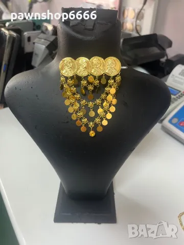 Златна висулка за коса 14К / Златна фиба за коса 14К