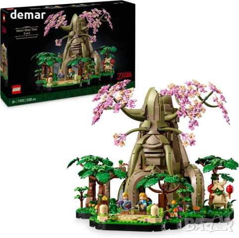 LEGO Легендата за Зелда, Страхотно дърво Деку 2 в 1, 77092, 2500 части