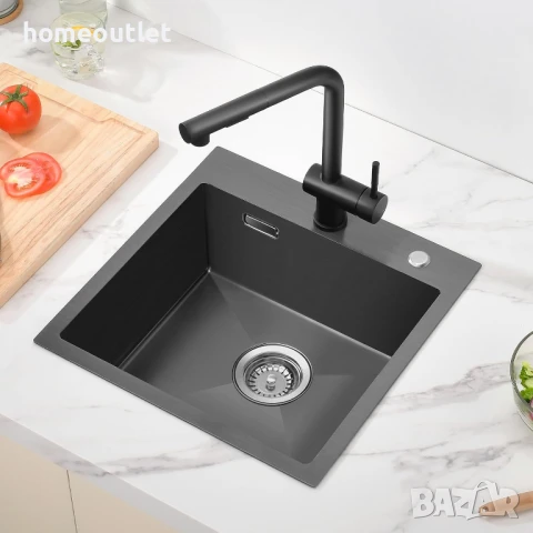 ПРОМОЦИЯ Кухненска мивка от неръждаема стомана с нано покритие 913258-06-JHG0604