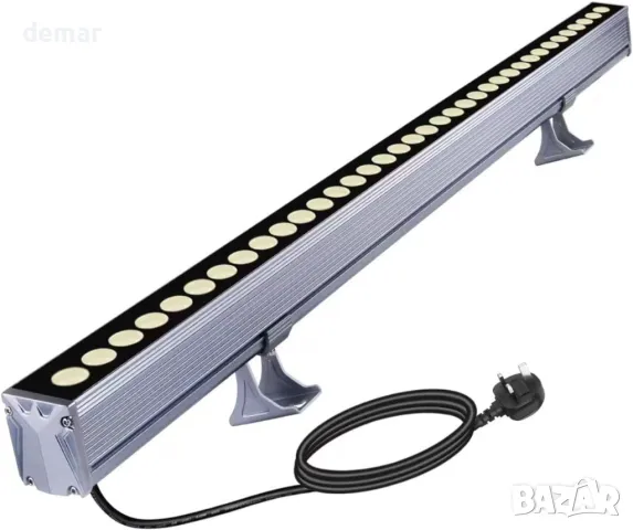 YASOTEK LED лампа за осветяване на стена, 36W 4000K Неурално бяло, 4800 лумена, IP65, 1 метър
