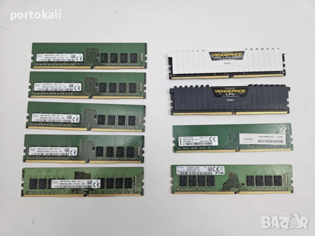 +Гаранция! RAM РАМ памет 16GB 16ГБ 8ГБ 8GB DDR4 Corsair, Kingston, Samsung, Hynix