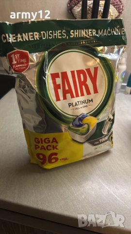 Таблетки за съдомиялна Fairy platinum all in one
