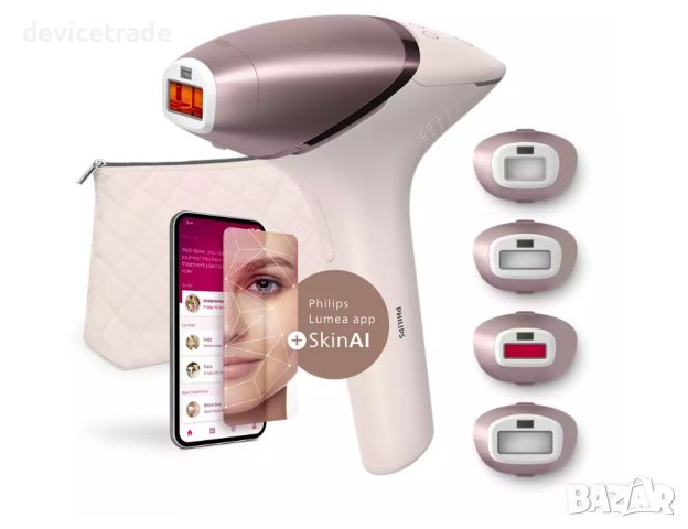 Фотоепилатор IPL Philips Lumea Series 9900 BRI977/00, Сензор Smartskin