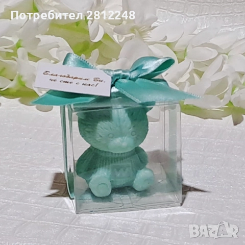 Подаръче за гости модел “Мече“
                

                гр. Асеновград, Пловдив
                вчера

                                                            3,50 лв 
                        1,79 €