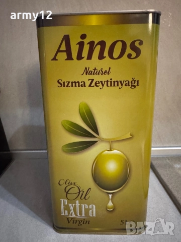 Турски Зехтин екстра върджин  5л. Лично предаване само