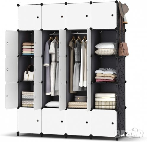 Комбиниран шкаф за съхранение / гардероб / органайзер X001AYF7VZ