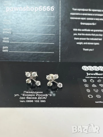 Сребърни обеци 925