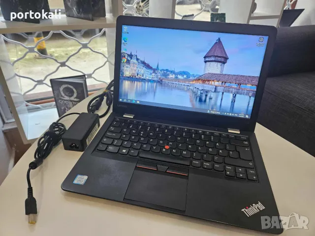 +ГАРАНЦИЯ! Лаптоп Lenovo Think Pad 13 2nd Gen Intel Core i3-7100U / 8GB RAM / 256GB SSD