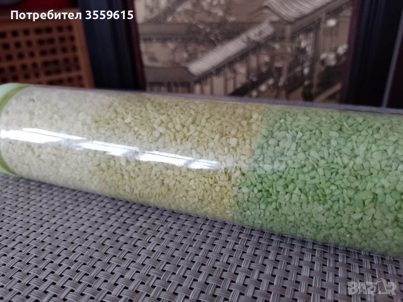 декоративни камъчета в зелени цветове ( от Гърция ) , 1 кг, снимка 1