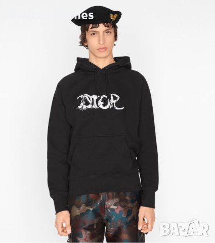 DIOR x PETER DOIG Embroidered Logo Slim Fit Мъжко / Дамско Горнище тип Суичър size XL (L) →
		Обява 43569157
