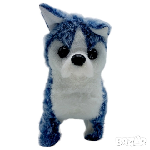 Играчка куче Хъски на батерии - ходи, лае и скача