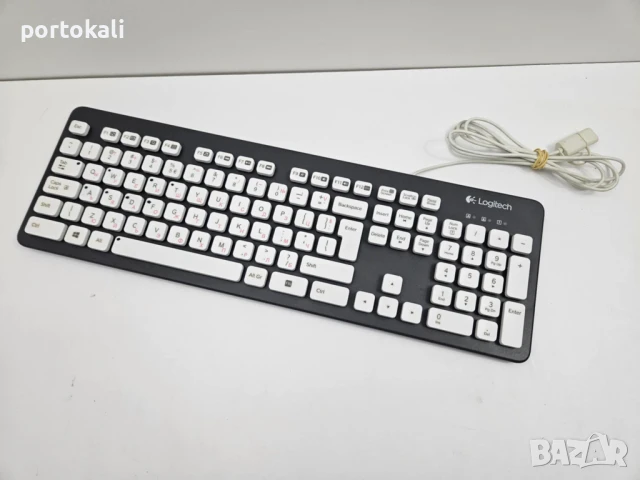 +Гаранция! Миеща се Клавиатура Logitech Washable Keyboard K310