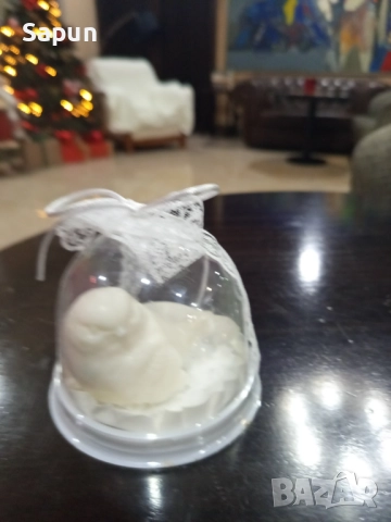 Сапунена птичка  в купол , подарък за гости на сватба
                

                гр. Асеновград, Пловдив
                вчера

                                                            5,50 лв 
                        2,81 €