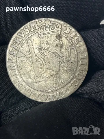 Сребърна монета 1622 Polish-Lithuanian Commonwealth Sigismund III Silver 1/4 Thaler
