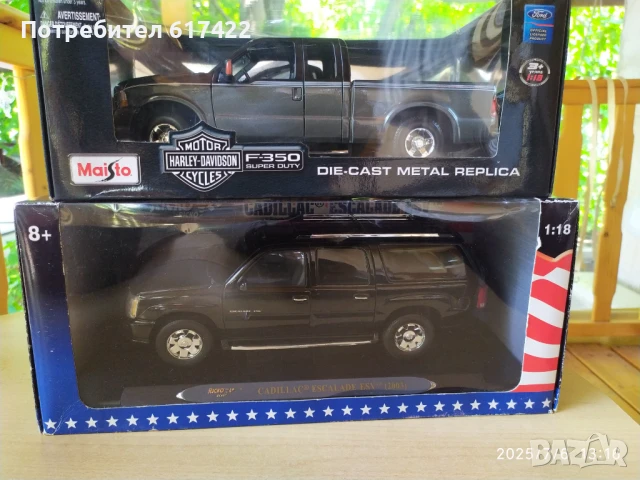 1 : 18 Метален модел на Cadillac Escalade ESV 2003, Ricko →
		Обява 50927600