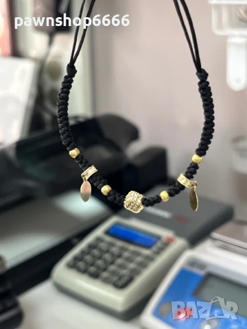 Гривна конец със златни елементи