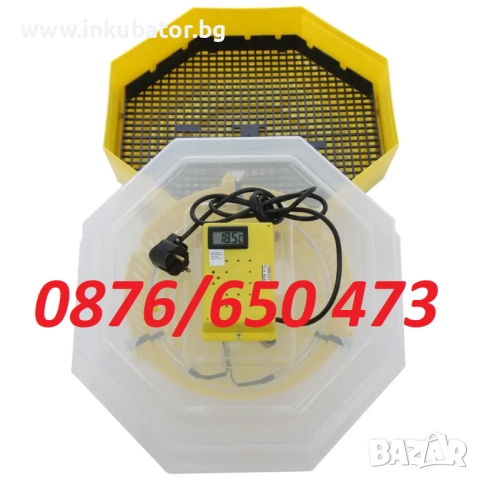 Инкубатор за 60 яйца, Cleo 5 TH, с термометър и влагомер →
Обява 52244652 Инкубатор за 60 яйца, Cleo 5 TH, с термометър и влагомер →
Обява 52244652