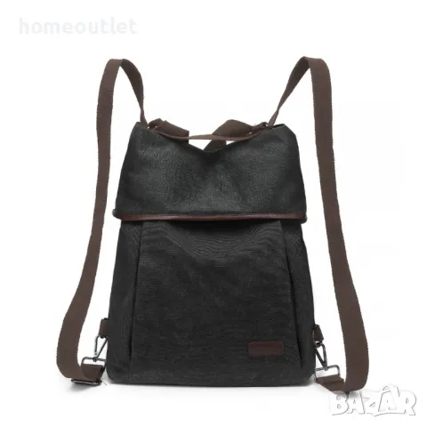 ПРОМОЦИЯ Текстилна дамска чанта с регулируема дръжка KONO EB2041 BK