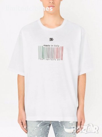 D&G Dolce and Gabbana Barcode Embroidered Logo Oversized Мъжка Тениска size 44 (M / L) и 48 (XL) →
		Обява 37840875