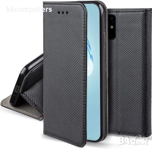 Калъф тефтер MAGNET / Черен / за SAMSUNG A05S Баркод : 3131785