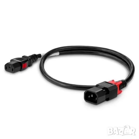 Zonit Zlock c13-c14 захр.  кабели със заключване 1/2м.