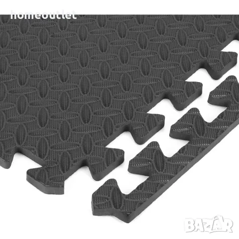 Професионална водоустойчива подложка от EVA пяна тип пъзел, 12 части XJJ289-BK-12