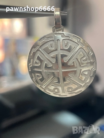 Сребърен медальон 925