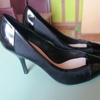 ZARA черни обувки - номер 39/uk 6/, снимка 8 - Дамски обувки на ток - 26177339