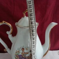  фин порцелан чаши за кафе чайник захарница латиера zajecar, снимка 4 - Антикварни и старинни предмети - 20188820
