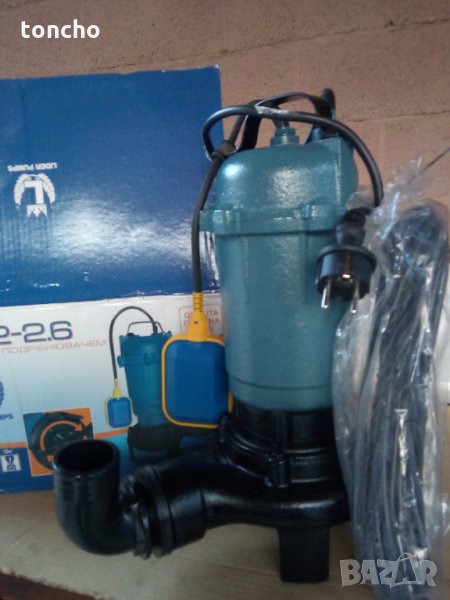 Дренажна помпа за мръсна вода. потопяема помпа с дробилка.2600 вата, снимка 1
