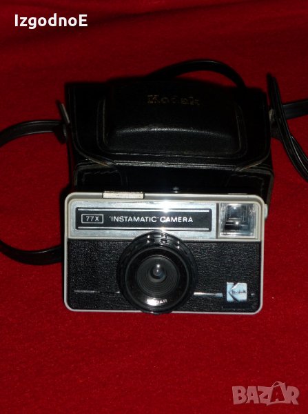 Kodak Instamatic 77X Made in England + оригинален кожен калъф, снимка 1