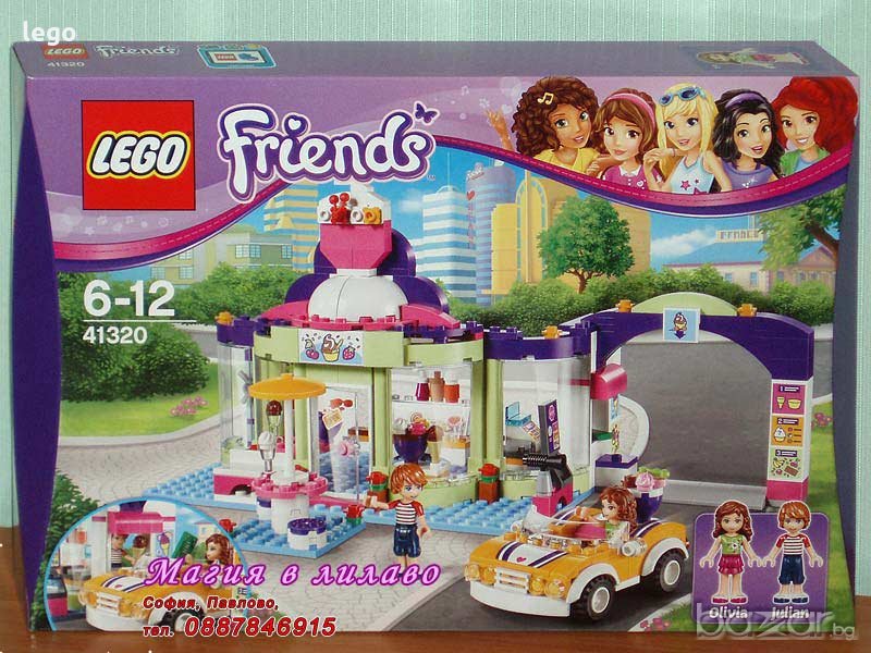 Продавам лего LEGO Friends 41320 - Магазин за сладолед, снимка 1