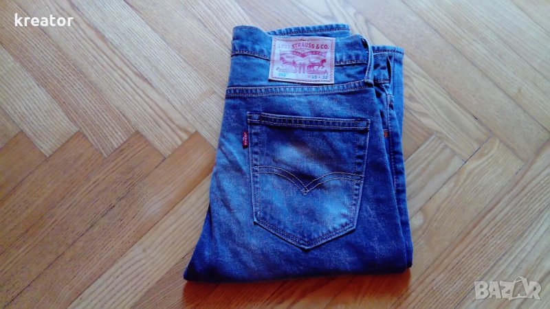  НОВО!!! levi's jeans оригинал размер 30/32 цвят сив levi strauss мъжки дънки, снимка 1