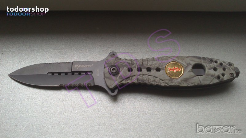 ТОП Продажба ELF MONKEY В096 Джобен сгъваем нож Tactical Knife Tool 56HRC 440C, снимка 1