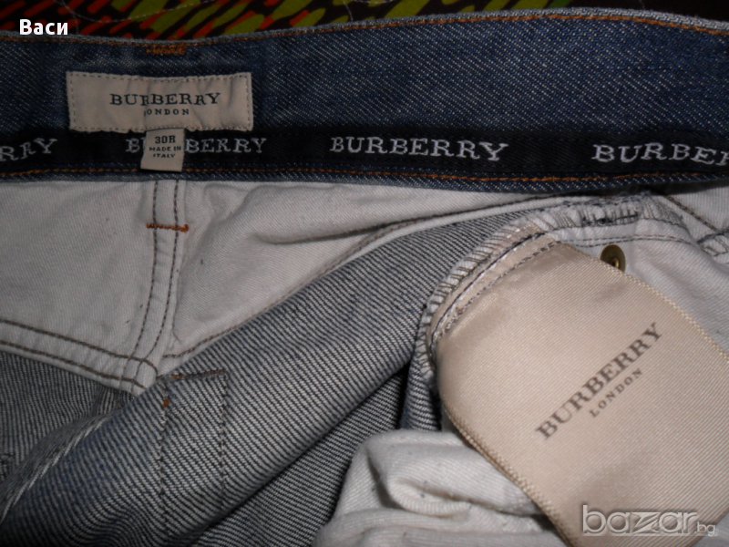 100 % Men's Burberry Jeans 30 Regular оригинални мъжки дънки + подарък маркова риза, снимка 1