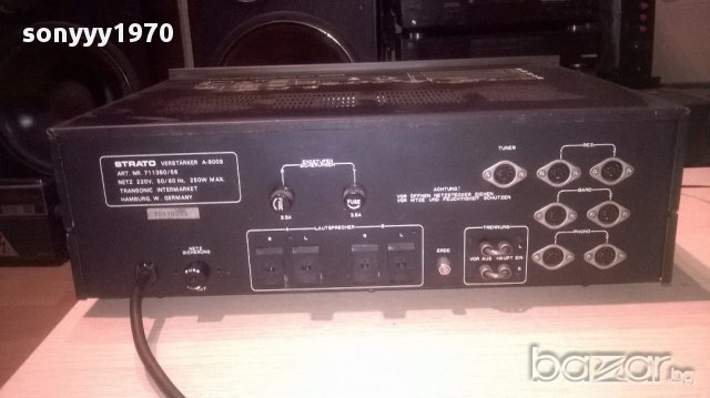 Strato a-9009-amplifier 250w-w.germany-внос швеицария, снимка 13 - Ресийвъри, усилватели, смесителни пултове - 15485411