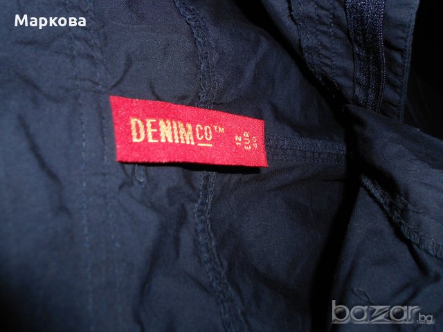 Тъмносин панталон DENIМ Co, снимка 3 - Панталони - 19121215