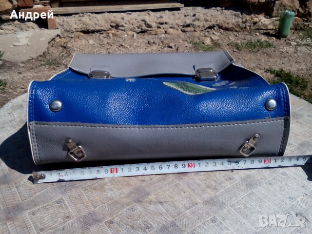 Стара ученическа чанта #4, снимка 3 - Антикварни и старинни предмети - 22667125