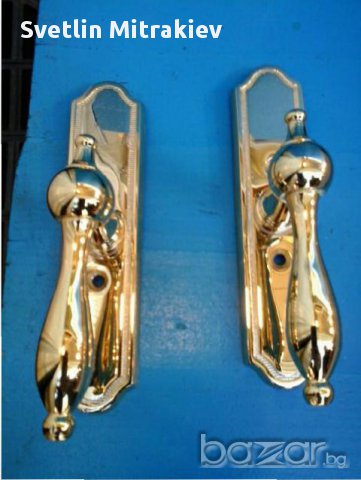 Дръжки за прозорци,месингови., снимка 2 - Други стоки за дома - 13576492