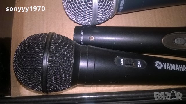 shure philips yamaha-профи микрофони-175лв броика, снимка 6 - Микрофони - 22859228