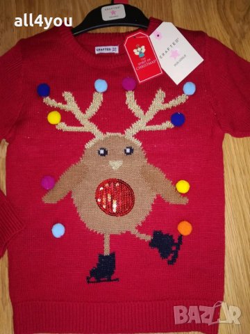 Нови английски коледни дрешки!, снимка 4 - Детски Блузи и туники - 23408522