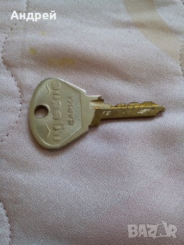 Стар контактен ключ ОДЕСОС ВАРНА, снимка 2 - Антикварни и старинни предмети - 23022397