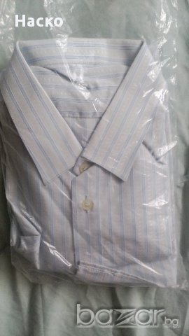 4 нови мъжки ризи, риза с резервна яка, снимка 3 - Ризи - 11853295