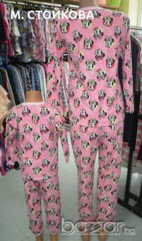 ЛИКВИДАЦИЯ! памучна ватирана пижама Мими Маус - последен брой, снимка 4 - Детски пижами - 20102869