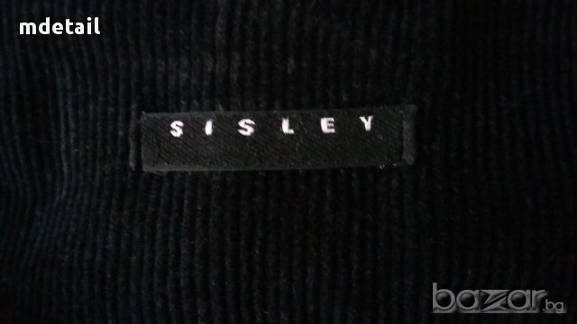 Sisley - черна джинсова пола, снимка 4 - Поли - 12853112