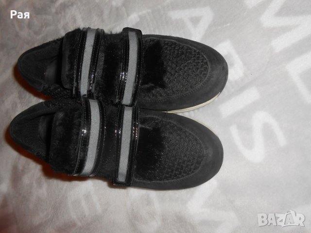 Черни спотни обувки Dolce Gabbana 100 % кожа, снимка 5 - Детски маратонки - 24338765