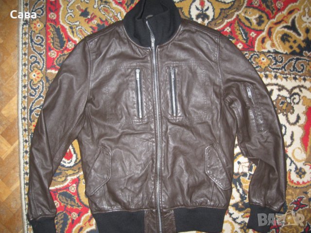 Кожено яке POCO LOCO   мъжко,С-М, снимка 2 - Якета - 23144443